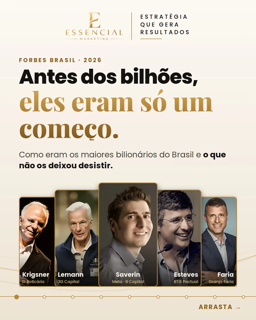 Antes dos bilhões, eles eram só um começo