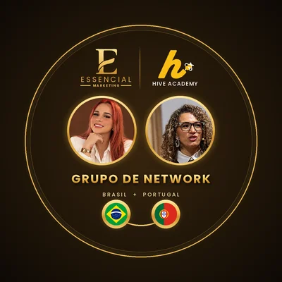 Grupo de Network Brasil + Portugal: Essencial Marketing e Hive Academy
